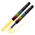 M&G MOCALO Acrylic Marker, brush tip - Lemon Yellow 400