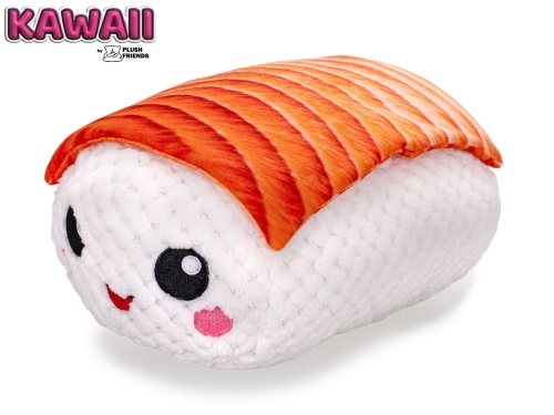 Plush Friends Kawaii 1style only (salmon) 25x14x17cm Kawaii Sushi Nigiri 0m+