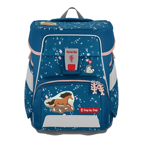 School briefcase SPACE for first-graders - 5-piece set, Step by Step Wild Horse Ronja, cer