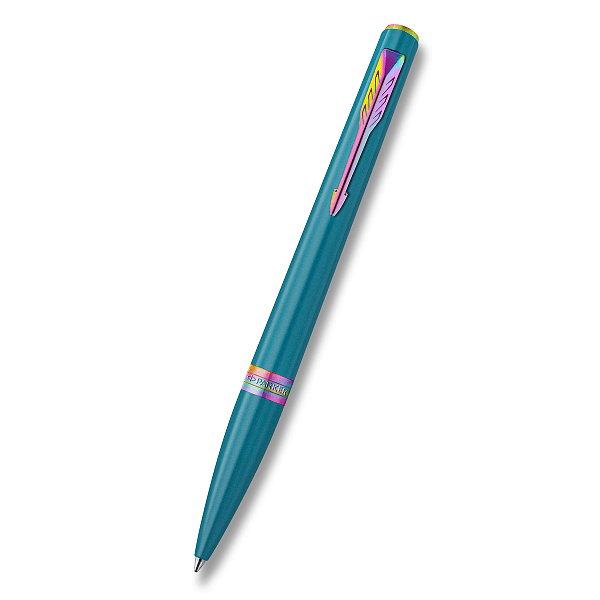 Pero guľôčkové PARKER Meridian Teal RBT - modrá náplň