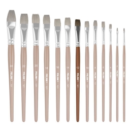 Pony hair brush flat Nr.12, 121 MILAN (1)
