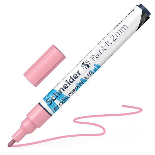 Schneider Paint-It 310 Acrylic Marker 2mm - Pastel pink