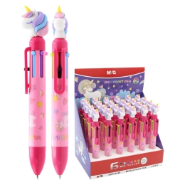 Pero guľôčkové M&amp;G Unicorn 6-farebné /1ks