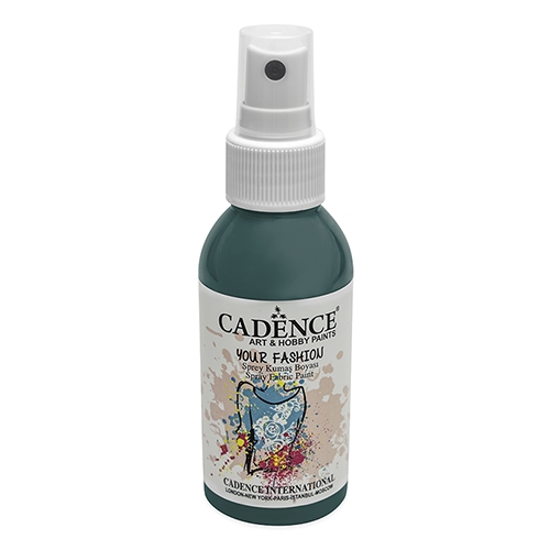 Textile spray paint Cadence, blue-green, 100ml