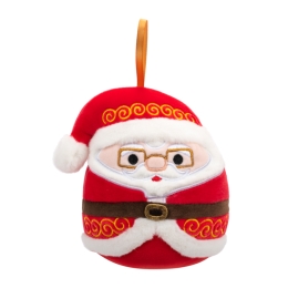 SQUISHMALLOWS Christmas Santa ornament with glasses - Nick, 10 cm (1)