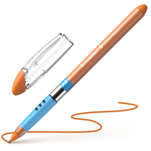 Pero guľôčkové Schneider Slider Basic XB - oranžová náplň