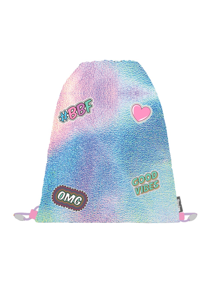 Vrecko na prezuvky s potlačou - OXY GO Shiny