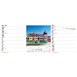 2027 Desk Calendar: Cities of Slovakia (1)