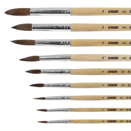 Štetec guľatý JUNIOR č. 8" 251 Natural (1)