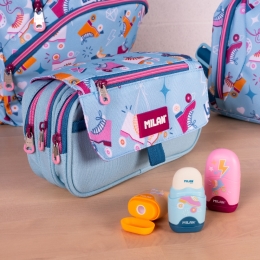 4 zipper pencil case with flap MILAN series Roller 2 (4)