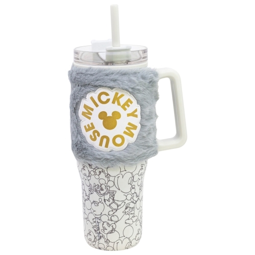 Termo hrnček Mickey Mouse s plyšovým návlekom 770 ml
