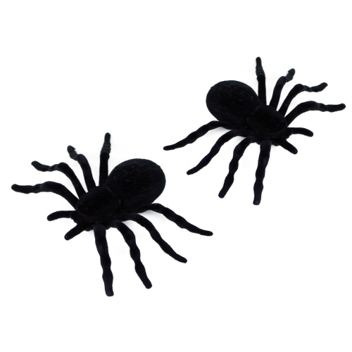 Dekorácie Halloween pavúky 2 ks