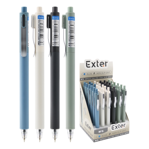 Pero guľôčkové M&G Exter 0,5 mm - modrá náplň /1ks
