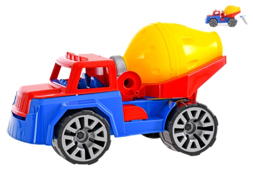 30cm plastic truck mixer in soft net