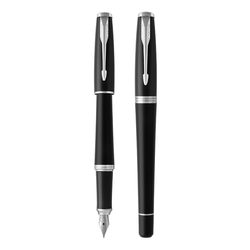 Pero plniace PARKER URolleran Muted Black CT -F-