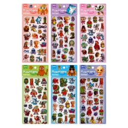 Animals Stickers, 11x24 cm (assorted designs / price per pack) (1)