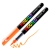 M&G MOCALO Acrylic Marker, brush tip - Neon Orange 300