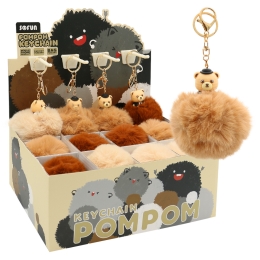 Kľúčenka /Prívesok JUNIOR PomPom Bear medveď (1)