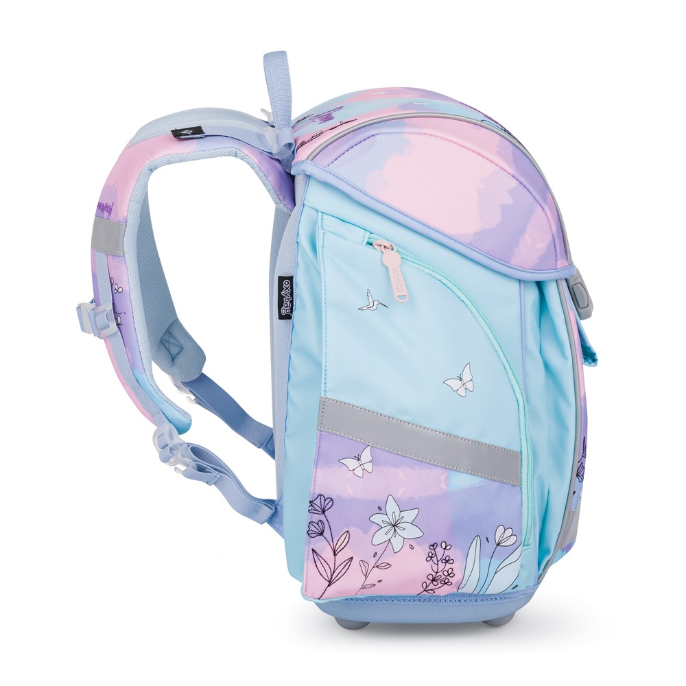 Školská taška (3-dielny set) PREMIUM LIGHT - Kolibrík