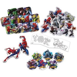 Adventný kalendár so samolepkami Spider-Man (2)
