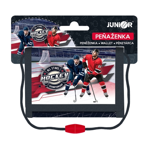 Kids textile wallet JUNIOR S9 - Hockey