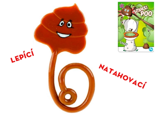 POO 32cm funny poo sticky and stretch turd on BC