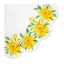 Napkins PAW R 32 cm Daffodils in Bloom Napkins PAW R 32 cm Daffodils in Bloom