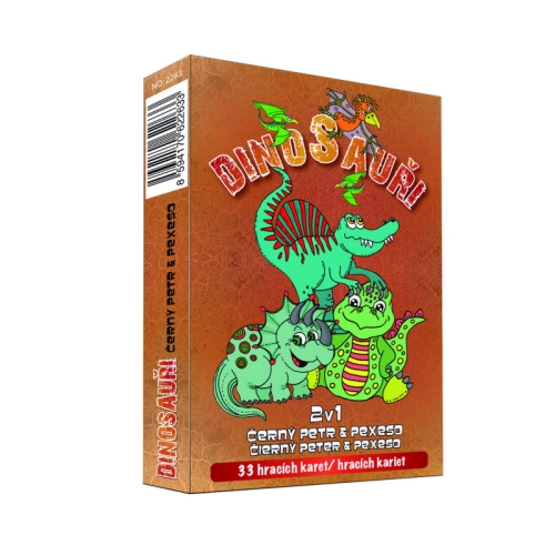 Karty hracie - Čierny Peter - Dinosaury