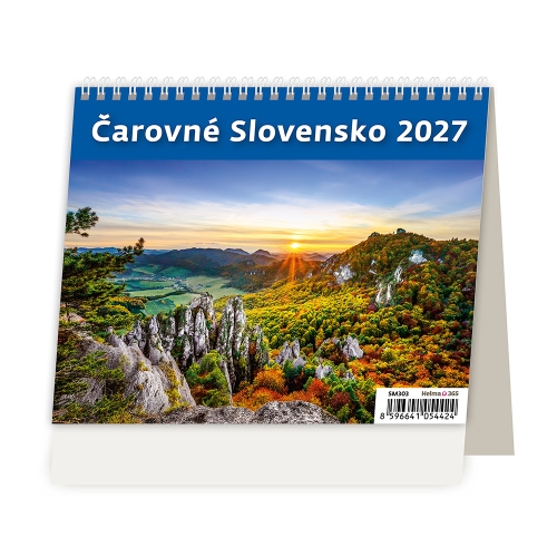 2027 MiniMax "Magical Slovakia" Desk Calendar
