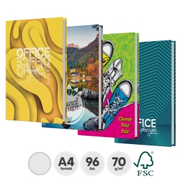 Kniha záznamová A4, čistá - 96 listová