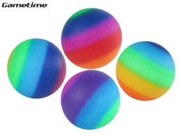 Gametime 4asstd color 21cm rainbow football 10m+ in PB
