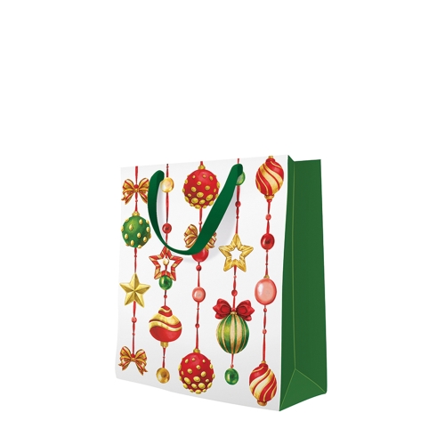 Gift bag PAW Adorned Ornaments, medium 20x10x25 cm