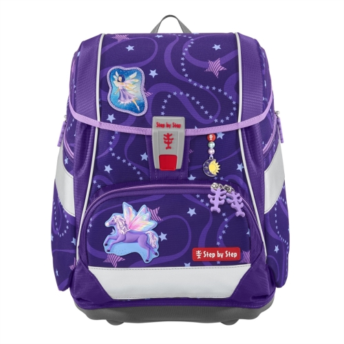 School briefcase/backpack 2IN1 PLUS for first-graders - 6-piece set, Step by Step Pegasus