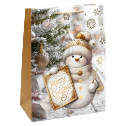 Christmas Gift Bag, 32x26x12 cm (assortment of 4 designs - price per piece) (3)