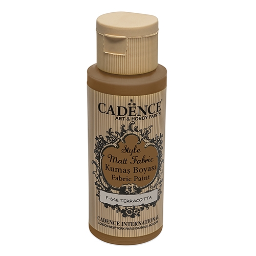 Textilná farba Cadence, Matt, tehlová, 59 ml