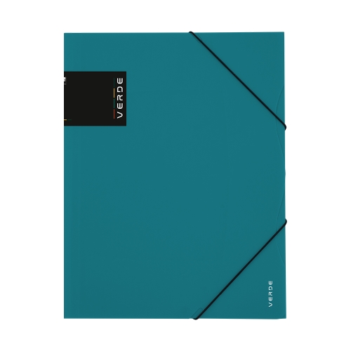 Folder with eraser A4 PP VERDE milano