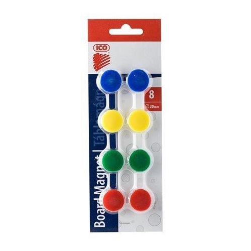 Magnets, 20 mm, 4 colors