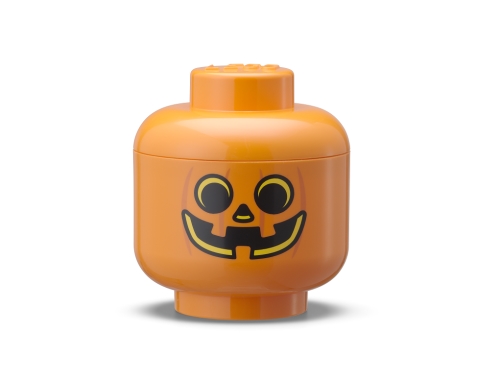 LEGO storage head (mini) - pumpkin