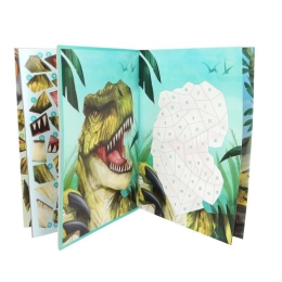 Kreatívny zošit Dino World + 350 samolepiek (2)