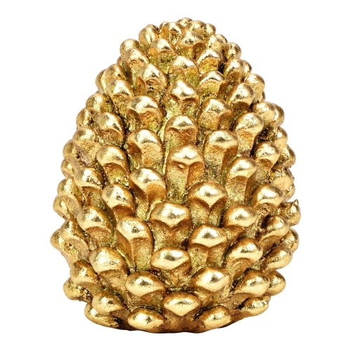 Christmas decoration pinecone 9 cm - gold