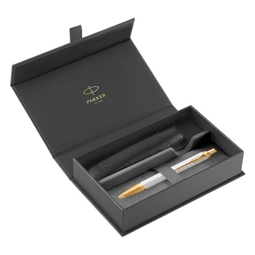 GP PARKER IM Premium Pearl GT + PU case