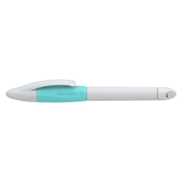 Schneider Base Ball light grey-turquoise - blue refill