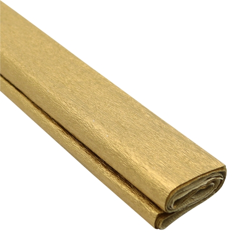 Krepový papier JUNIOR 200x50 cm - zlatý 32