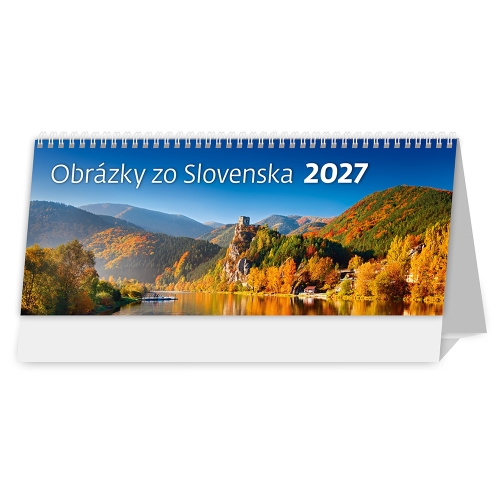 2027 Desk Calendar: Pictures from Slovakia