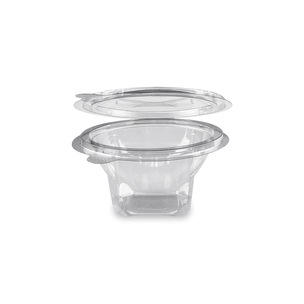 Miska okrúhla priehľadná s viečkom 250 ml (PET) /50 ks/