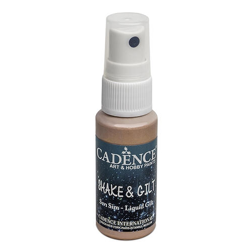 Textile paint Cadence, spray, 25ml, glitter. bronze