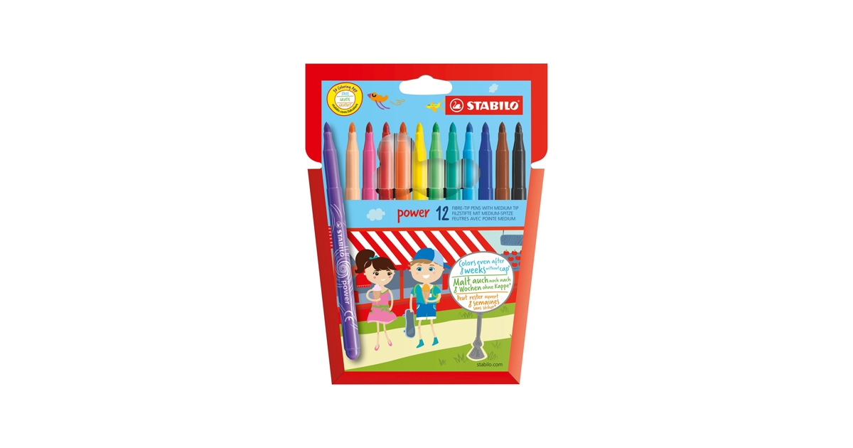 Markers M&G Little Artist double-sided, set of 12 pcs