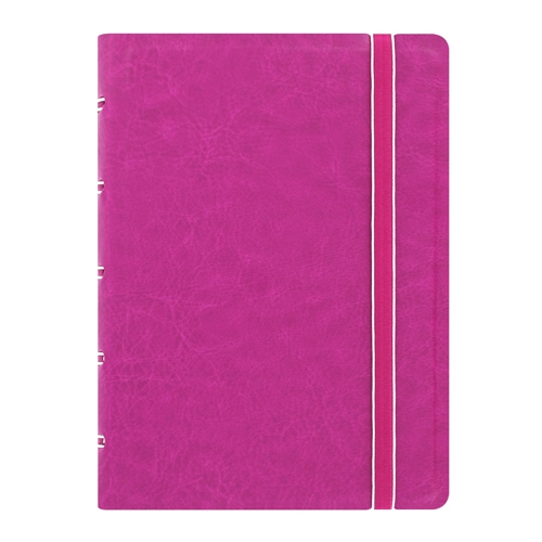 Filofax pocket notebook with organizer, pink