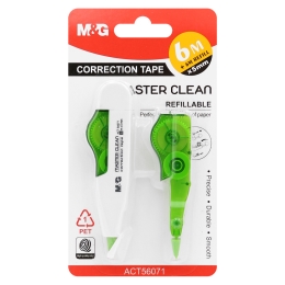 Corrector tape + M&G refill (5 mm x 6 m) - 3 colours (1)