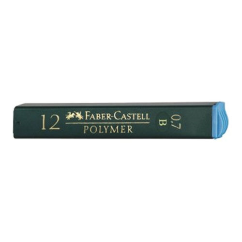 Grafitové tuhy FABER-CASTELL B / 0,7 mm, 12 ks (30660)